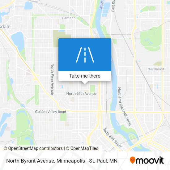 Mapa de North Byrant Avenue
