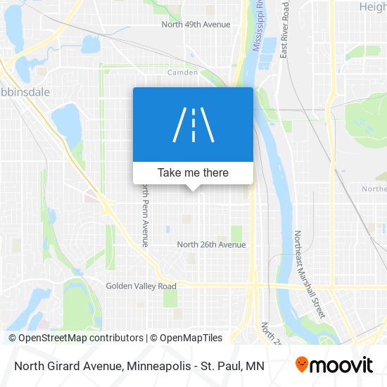 Mapa de North Girard Avenue