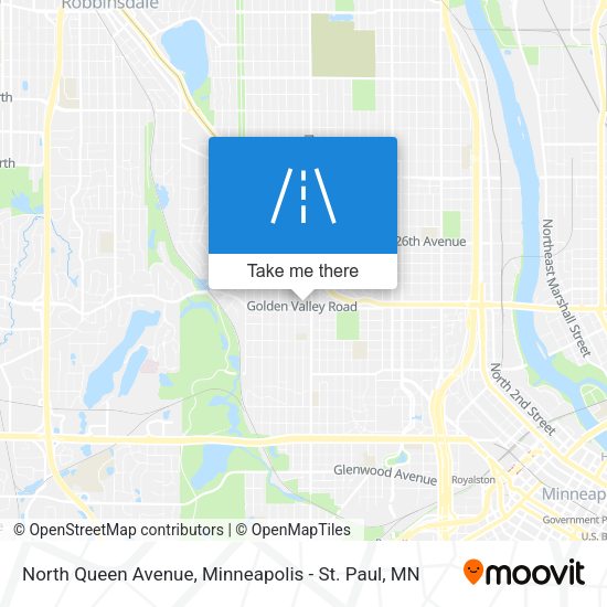 Mapa de North Queen Avenue