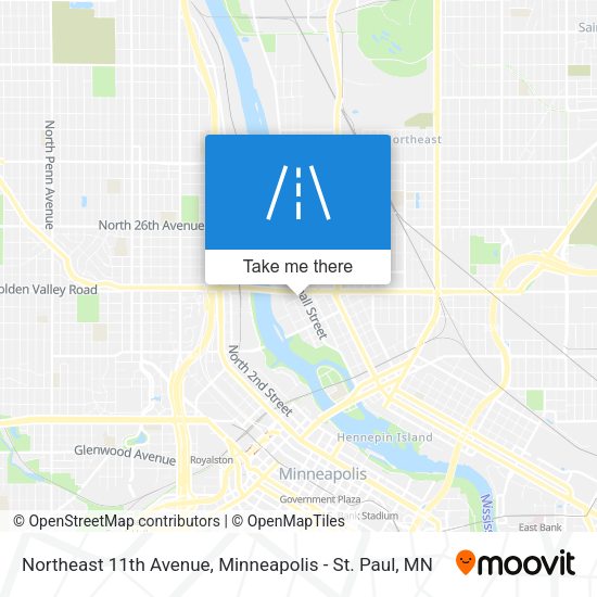 Mapa de Northeast 11th Avenue