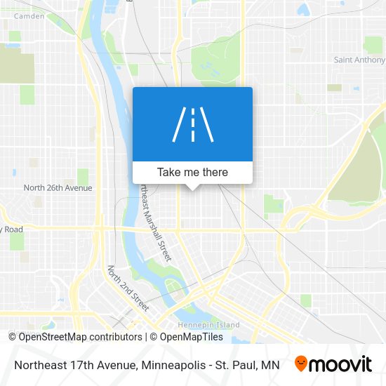 Mapa de Northeast 17th Avenue