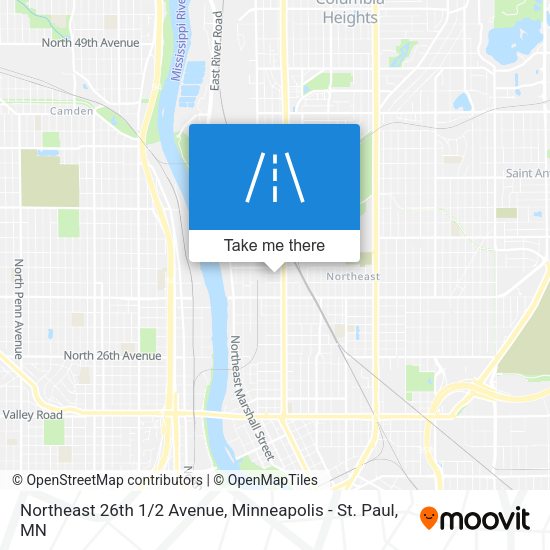 Northeast 26th 1/2 Avenue map
