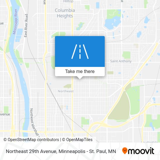 Northeast 29th Avenue map