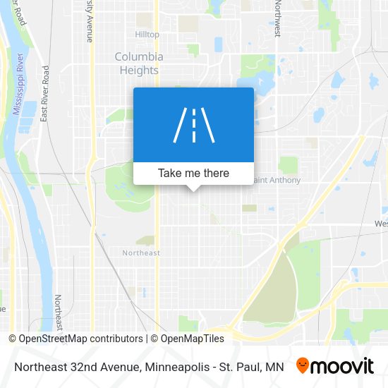 Mapa de Northeast 32nd Avenue