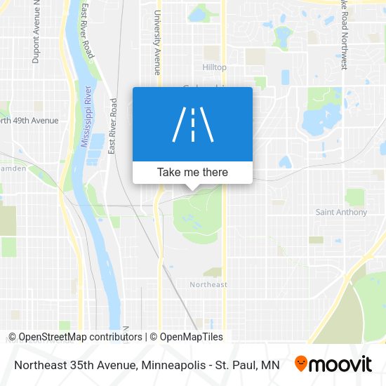 Northeast 35th Avenue map