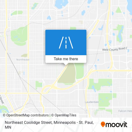 Northeast Coolidge Street map