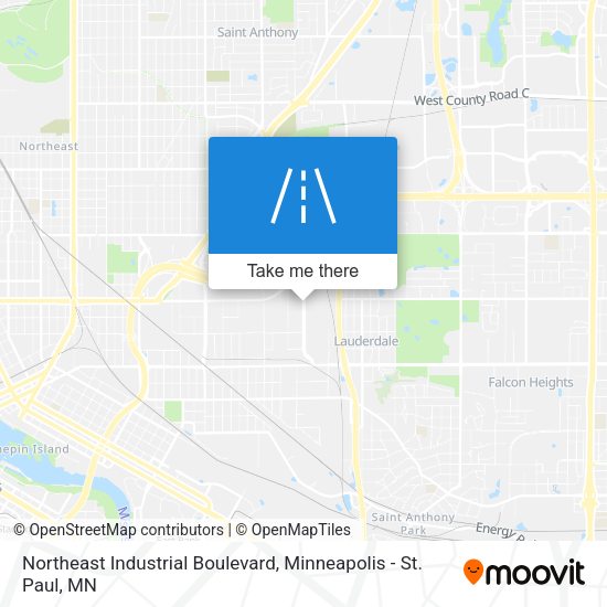 Northeast Industrial Boulevard map