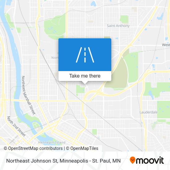 Northeast Johnson St map