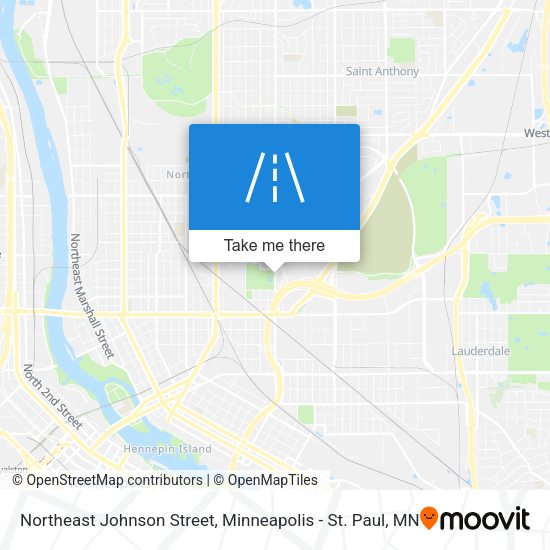 Northeast Johnson Street map