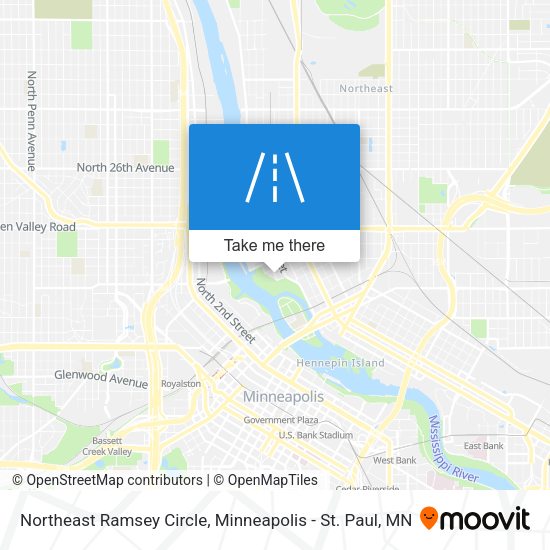 Mapa de Northeast Ramsey Circle