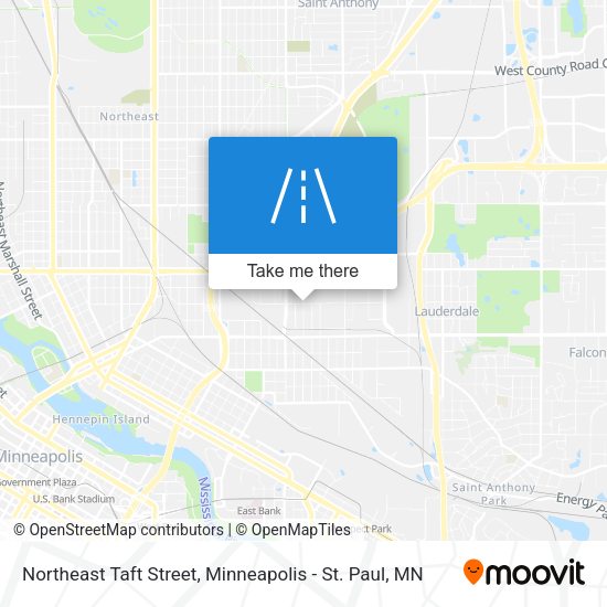 Mapa de Northeast Taft Street