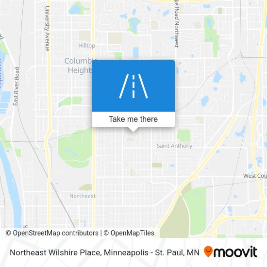 Mapa de Northeast Wilshire Place