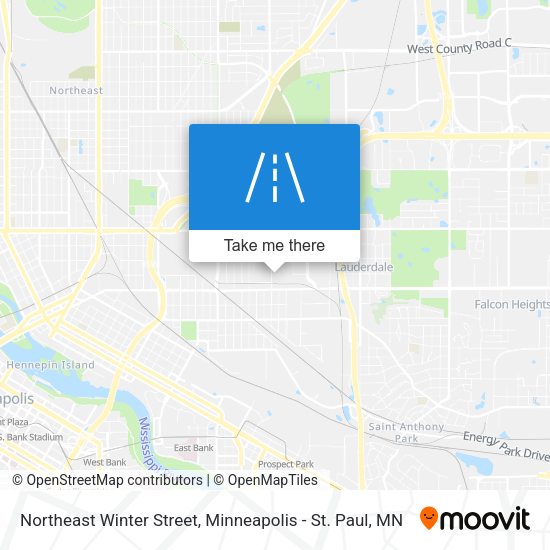 Mapa de Northeast Winter Street