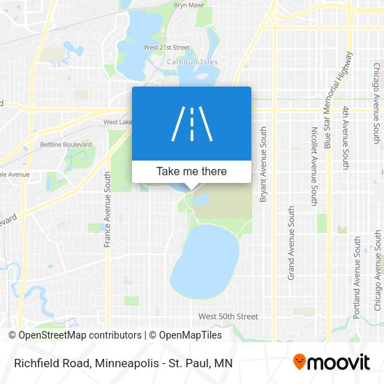 Richfield Road map