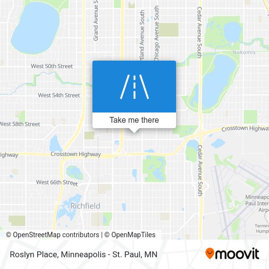 Roslyn Place map