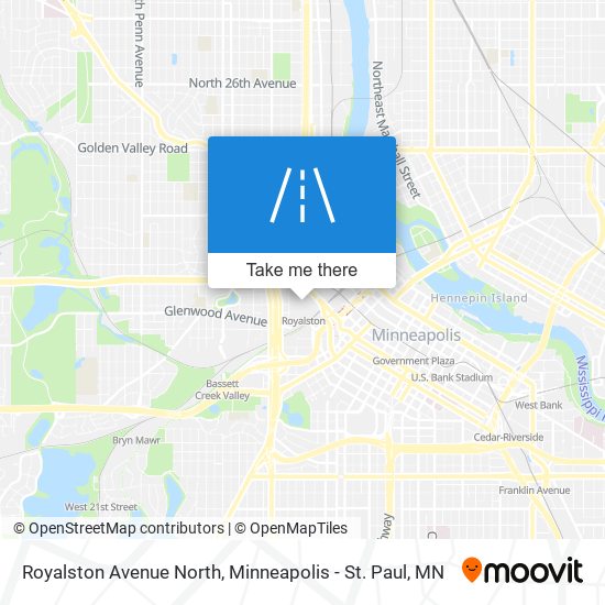 Royalston Avenue North map