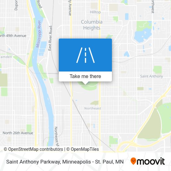 Saint Anthony Parkway map