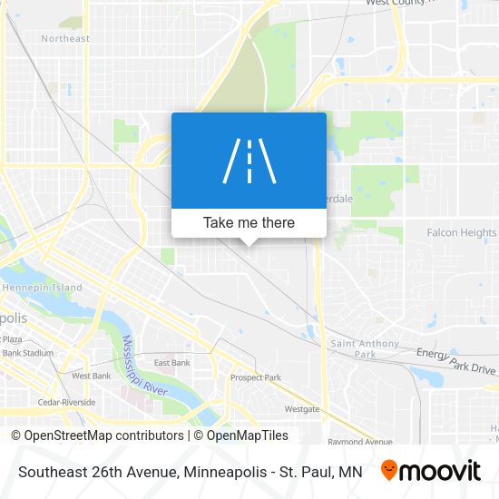 Mapa de Southeast 26th Avenue