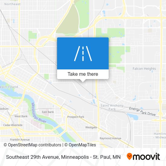 Southeast 29th Avenue map