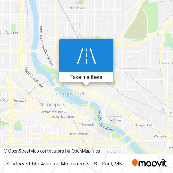 Southeast 6th Avenue map