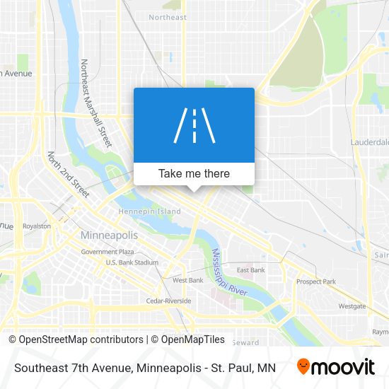 Mapa de Southeast 7th Avenue