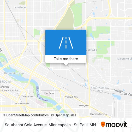 Mapa de Southeast Cole Avenue