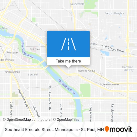 Mapa de Southeast Emerald Street