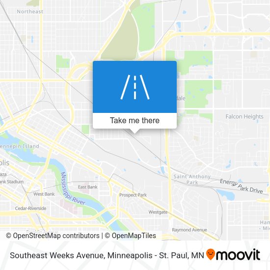 Southeast Weeks Avenue map