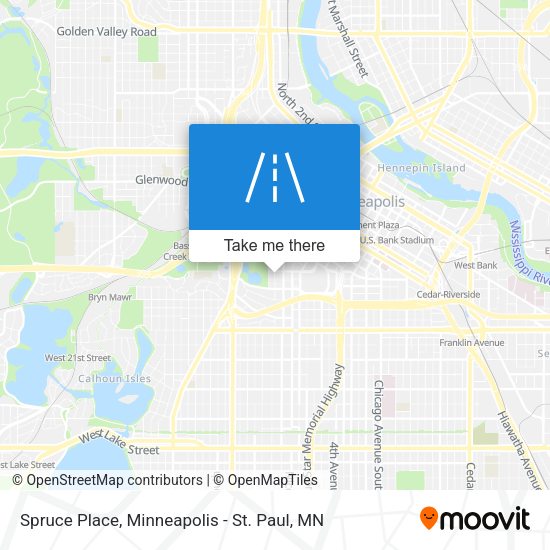Spruce Place map
