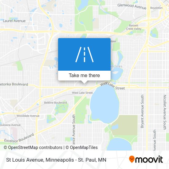 St Louis Avenue map