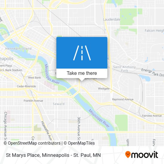 St Marys Place map