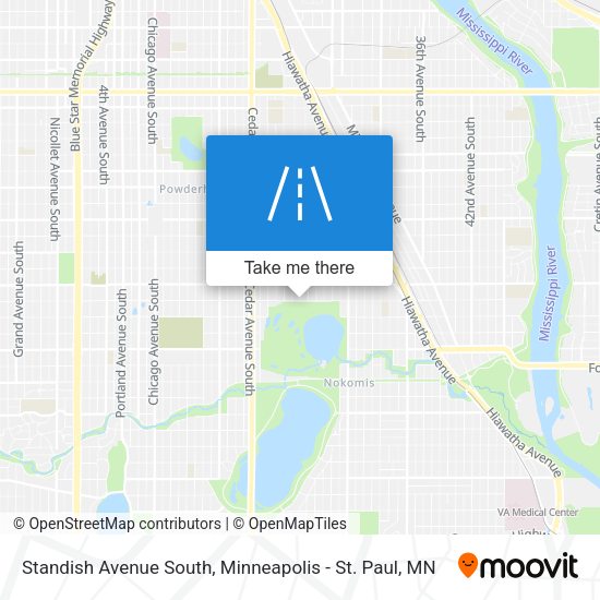 Mapa de Standish Avenue South