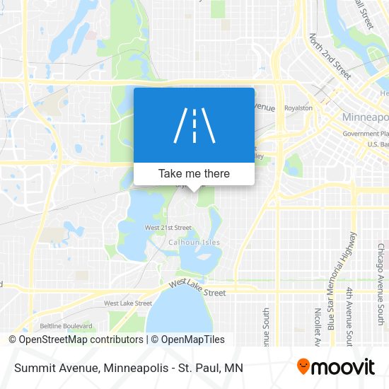 Summit Avenue map