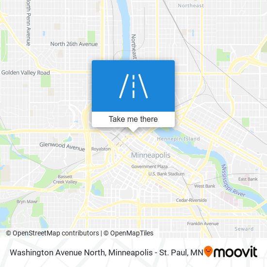 Mapa de Washington Avenue North