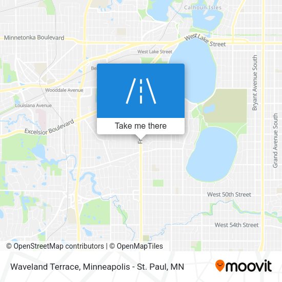 Waveland Terrace map