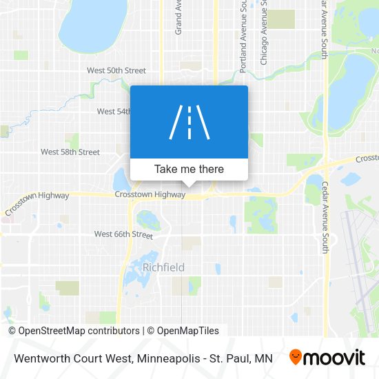 Wentworth Court West map