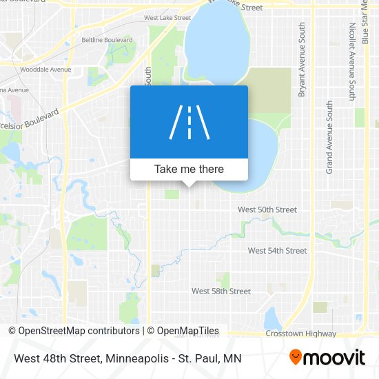 West 48th Street map
