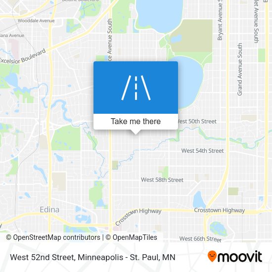 Mapa de West 52nd Street