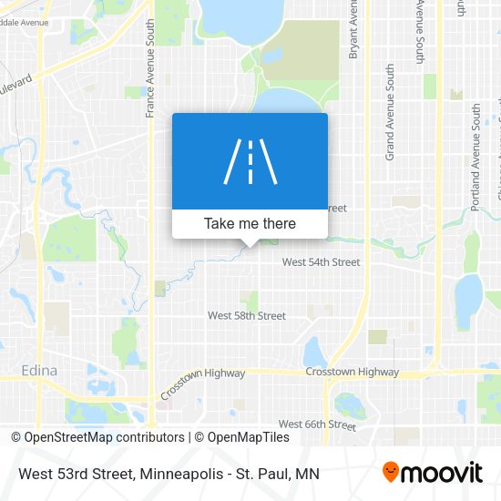 Mapa de West 53rd Street