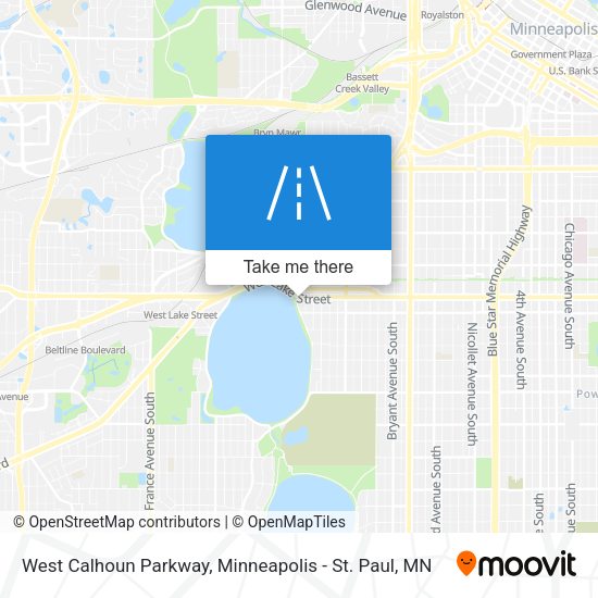 Mapa de West Calhoun Parkway