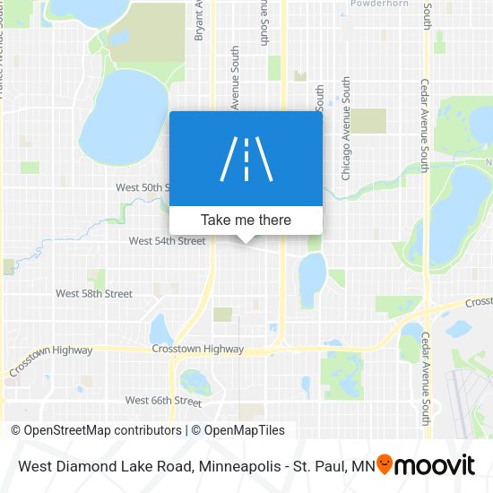 Mapa de West Diamond Lake Road