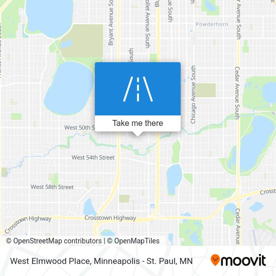 Mapa de West Elmwood Place