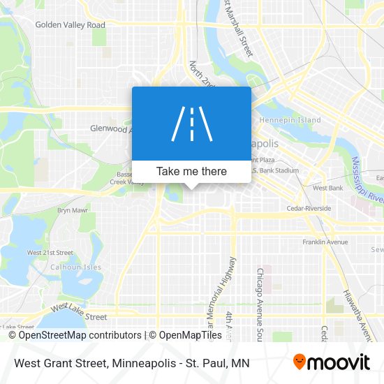 Mapa de West Grant Street