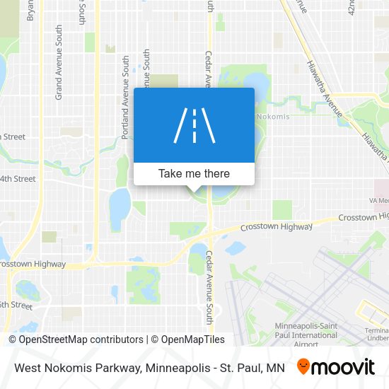 Mapa de West Nokomis Parkway