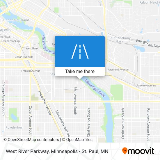 West River Parkway map