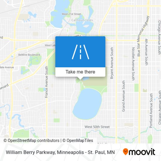 William Berry Parkway map