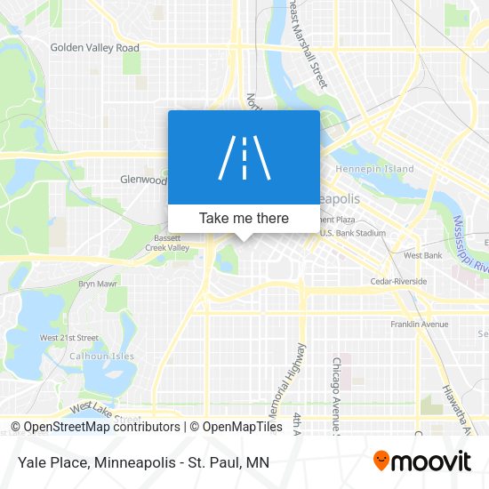 Yale Place map