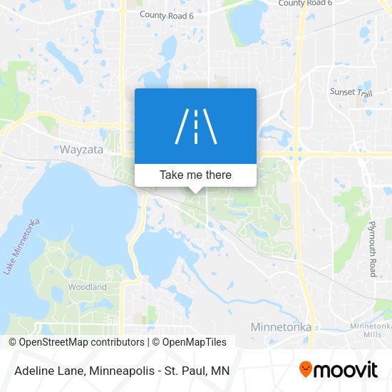 Adeline Lane map