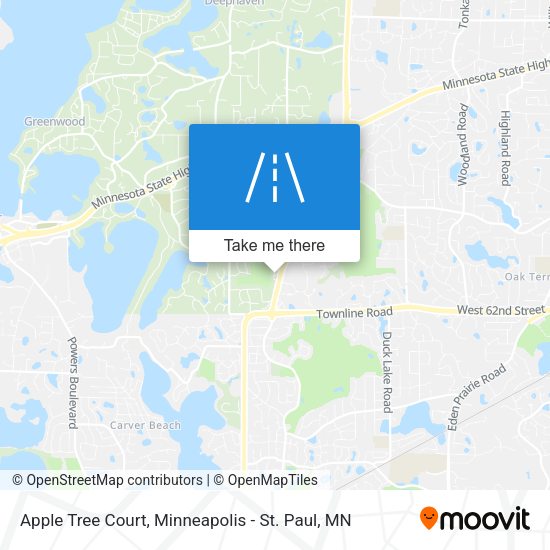 Mapa de Apple Tree Court