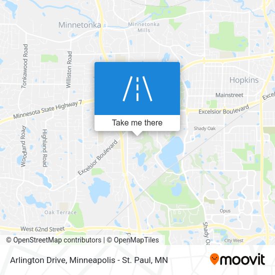 Mapa de Arlington Drive